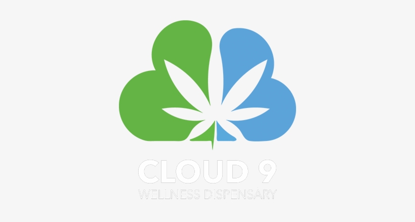 Cloud 9 Wellness Dispensary - Vegetarian Weed Logo, transparent png download
