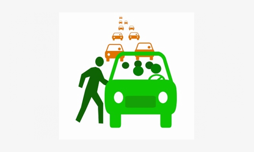 The Popularity Of Transportation Networks Such As Uber - Ride Share Icon, transparent png download