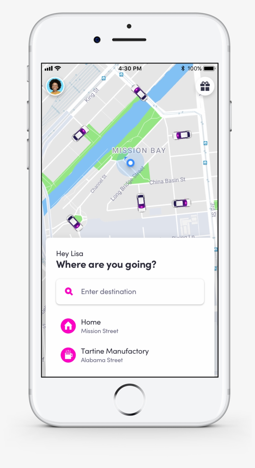 Currently, 35 Percent Of Lyft Rides Are Shared, But - Lyft Redesign App, transparent png download