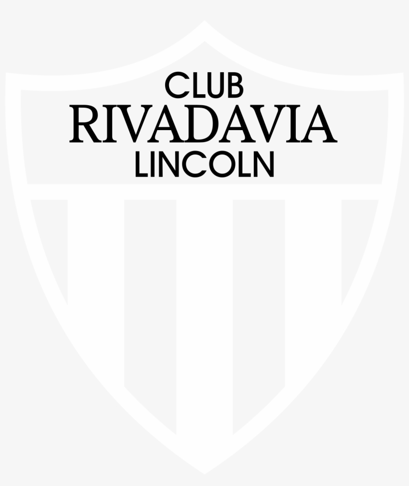 Club Rivadavia Lincoln De Logo Black And White - Delaware, transparent png download