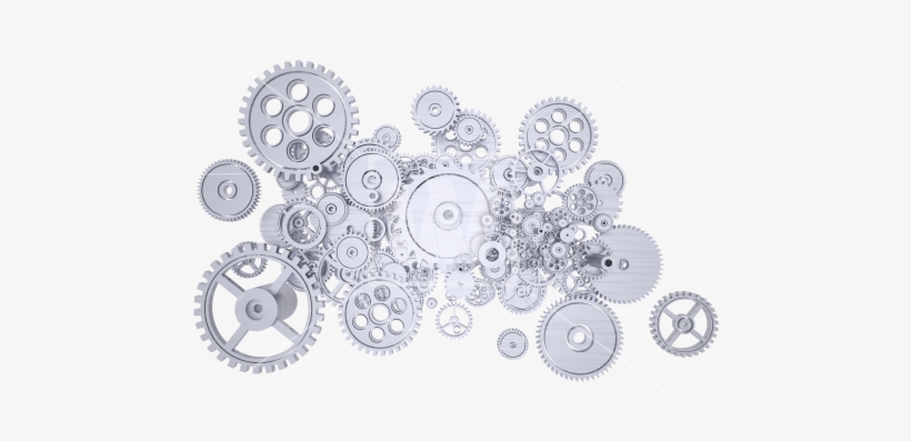 Png Gears 3d Object - Gears Background Png, transparent png download