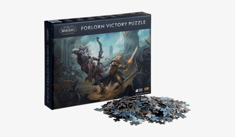 World Of Warcraft Forlorn Victory 1000-piece Puzzle - World Of Warcraft Battle For Azeroth, transparent png download