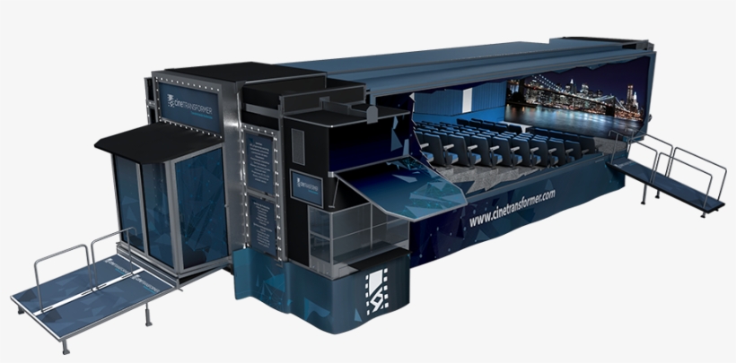 2d/3d Mobile Cinema - Mobile Marketing Trailers, transparent png download