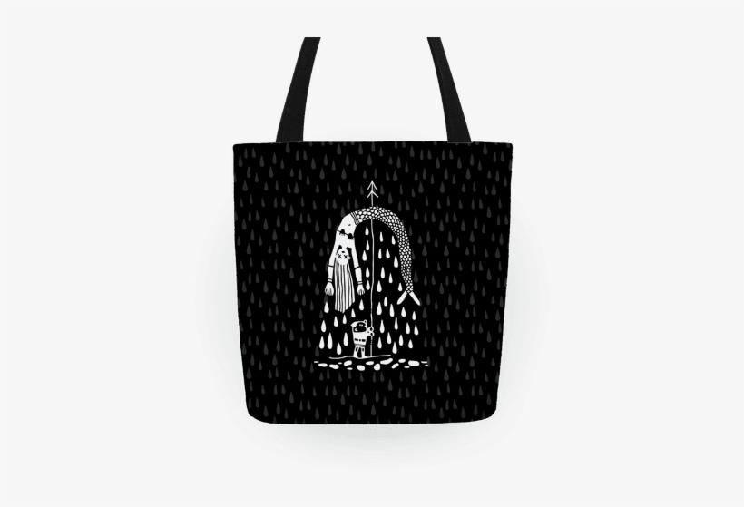 Mermaid Hunter Tote - Traditional Tattoo Tote, transparent png download