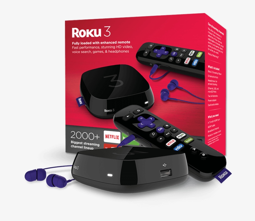 In The Box - Roku 4230r Streaming Media Player With Voice Search, transparent png download