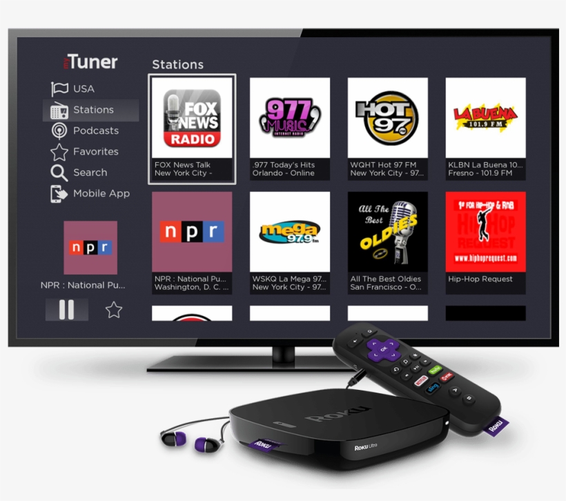Roku Ultra Streaming Player, transparent png download