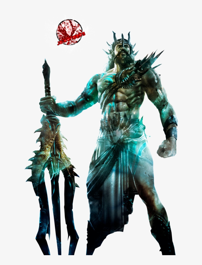 Poseidon - God Of War Poseidon, transparent png download