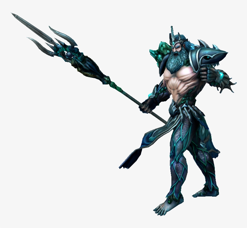 Poseidon - Poseidon Smite Png, transparent png download