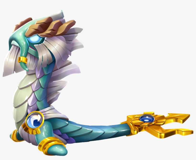 Poseidon Dragon - Dragones De Dragon Mania Legends, transparent png download