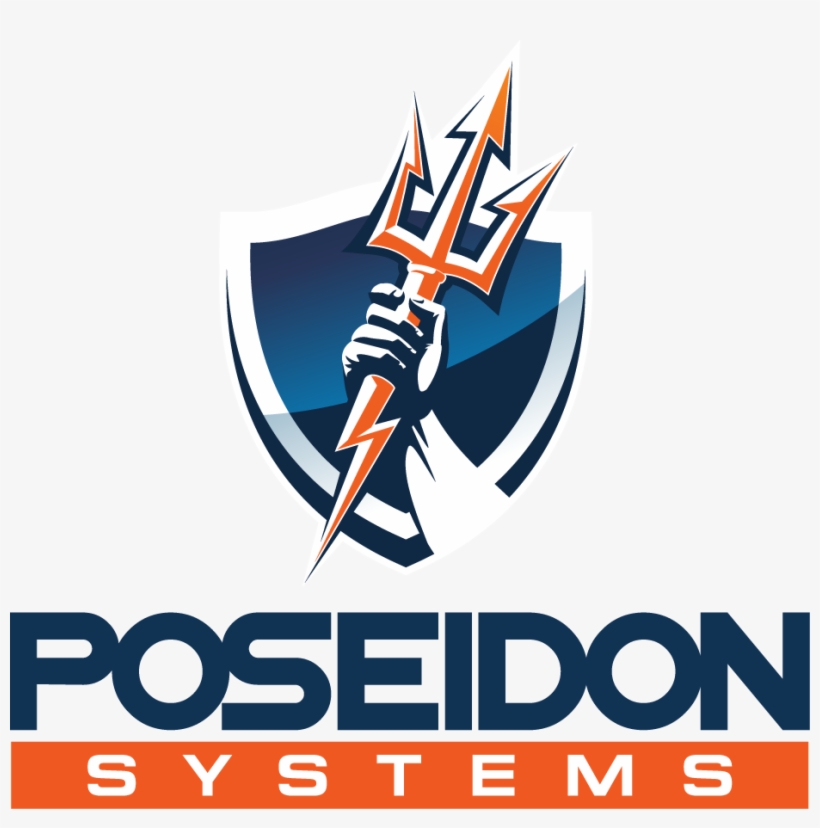 Impact Logo Color Black Lettering Poseidon Logo2 - Poseidon Systems Logo, transparent png download
