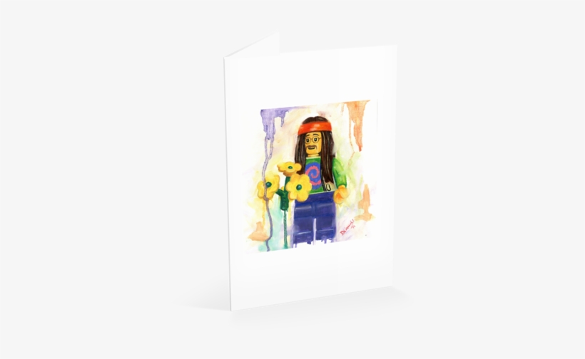 Flower Power Card Painting PNG Image Transparent PNG Free Download