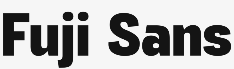 Fuji Sans Is A Beautiful Bold Sans-serif Typeface - Serif Bold Brands, transparent png download