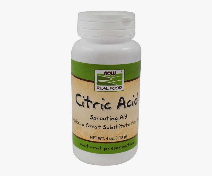 Now Foods Citric Ac - Now Foods - Citric Acid 100 Pure - 4 Oz., transparent png download
