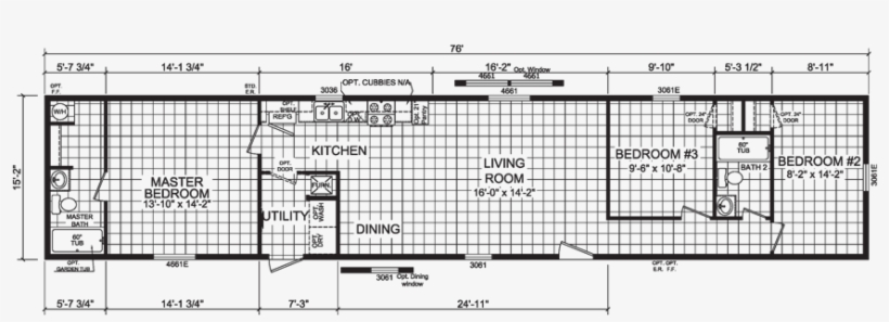3 Beds - Diagram, transparent png download