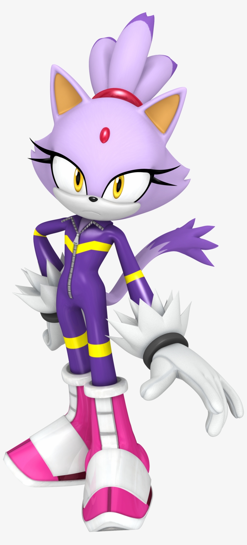 Sonic Free Riders Blaze Artwork - Blaze The Cat Sonic Riders, transparent png download