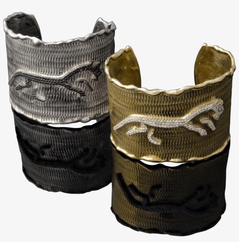 Caribou Collection, Spirit Cuffs - Colored Gold, transparent png download