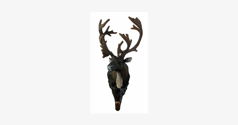 Caribou Wall Hook - Nature's Window Caribou Decorative Coat Hook, transparent png download