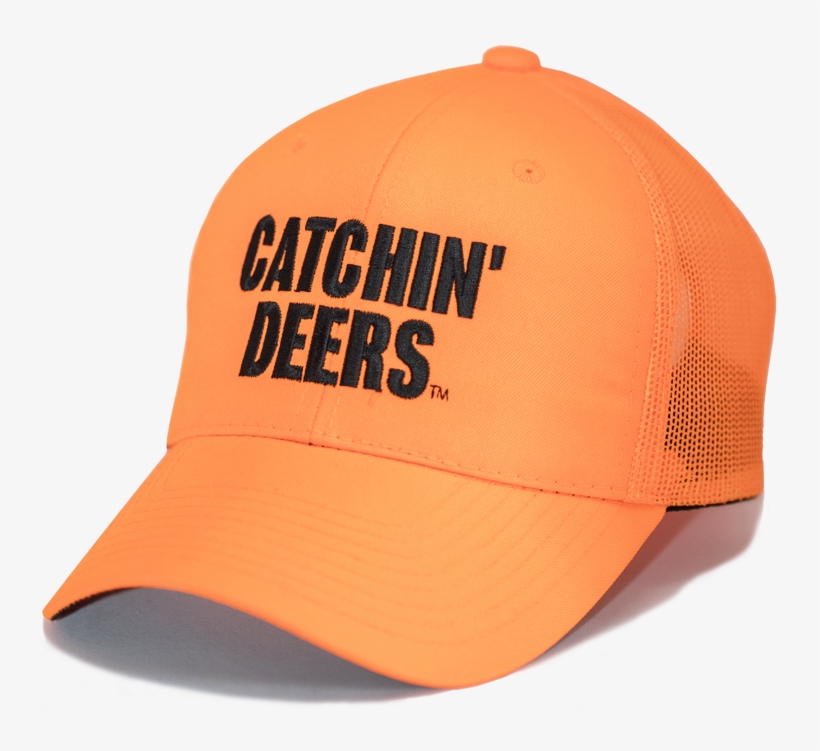 Blaze Orange Meshback Hat - Blaze Orange Meshback, transparent png download