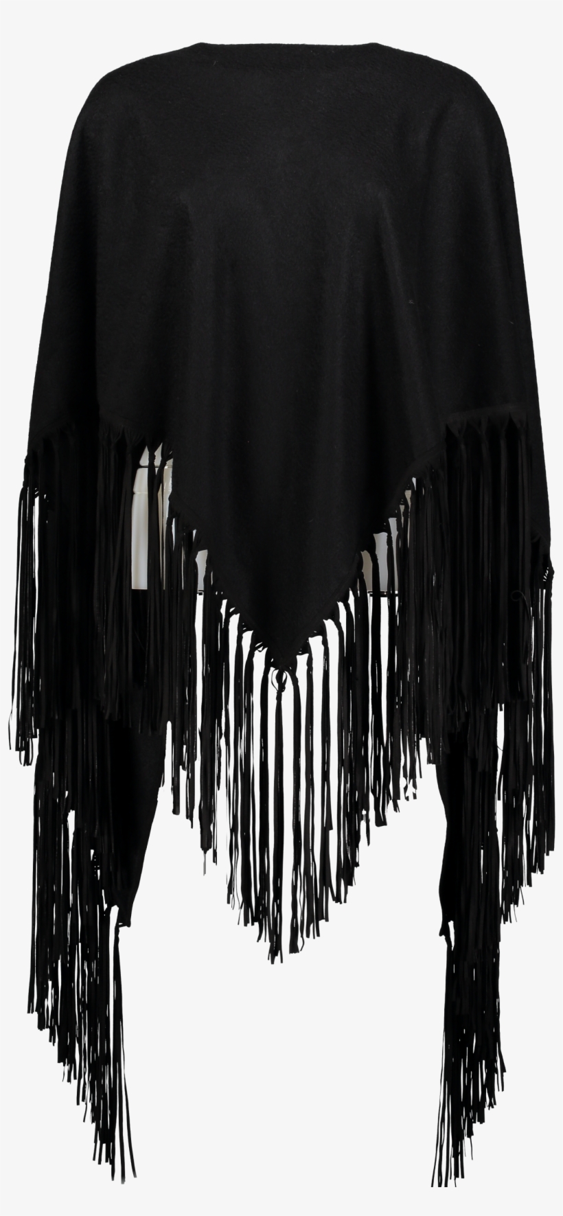 Alonpi Cashmere Suede Cape Front - Monochrome, transparent png download