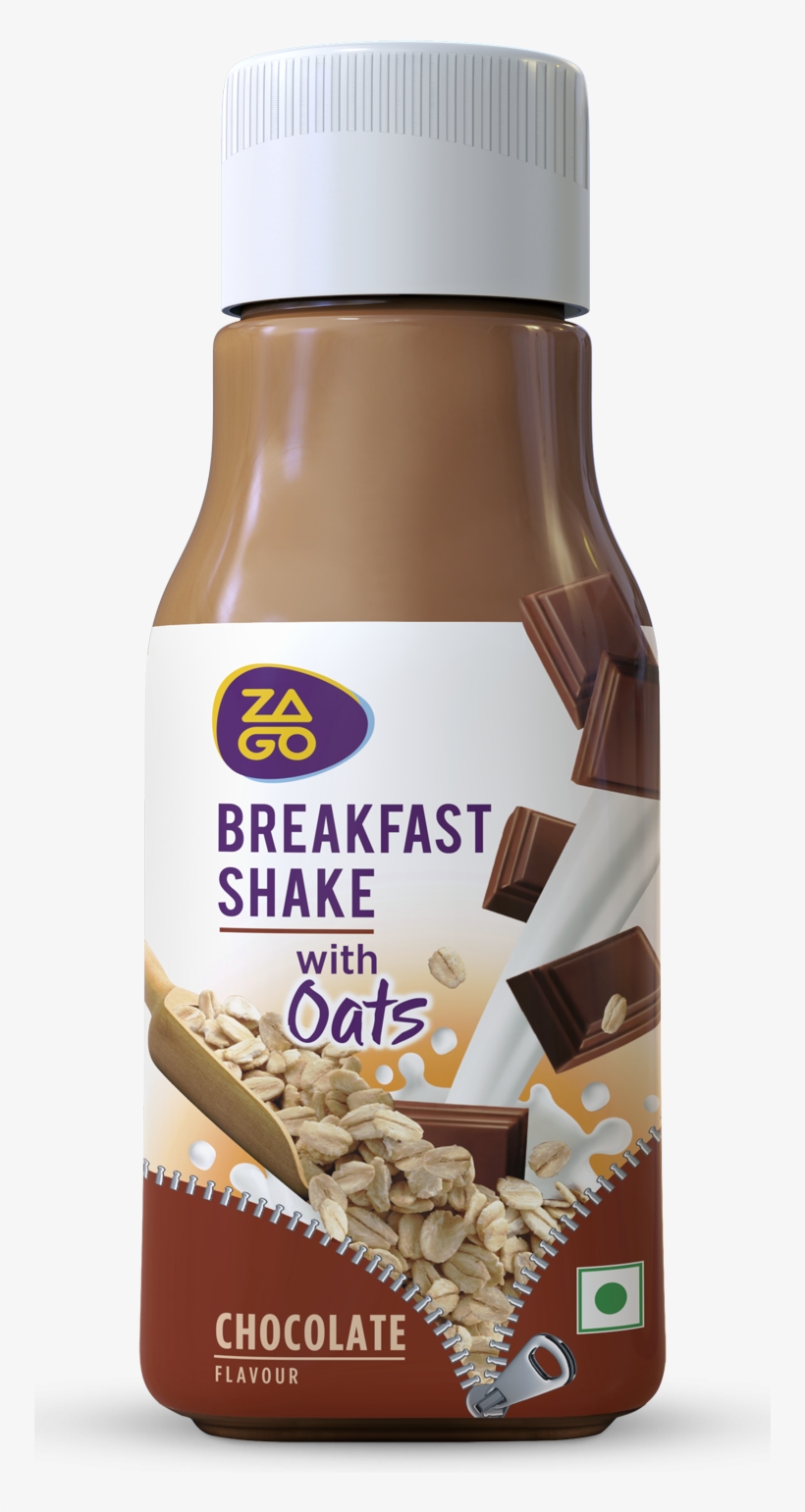 Zago Breakfast Shake Chocolate 250ml, transparent png download