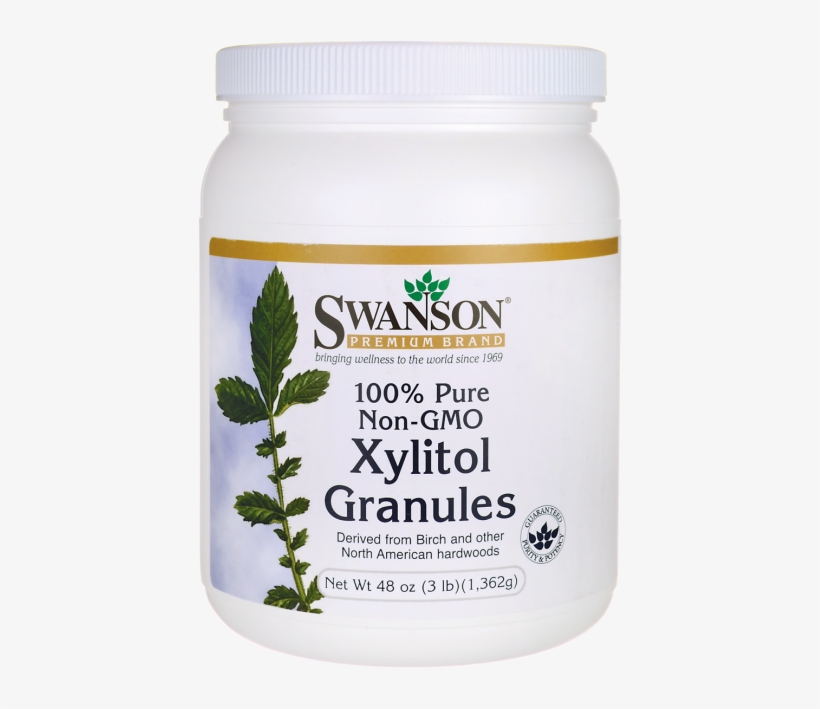 Swanson 100% Pure Non-gmo Xylitol Granules 48 Oz ( - Best Collagen Hydrolysate Powder, transparent png download