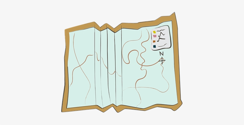 Map Treasure Hunt Design Document Global W - Map, transparent png download