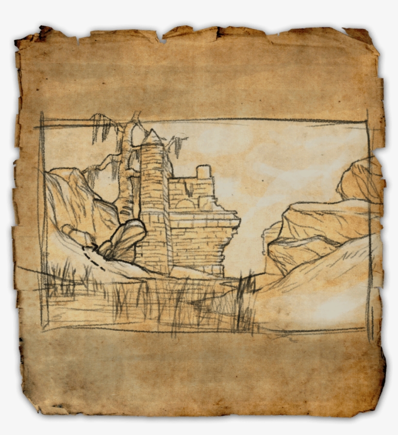 Treasure Map Sauravmoni Shadowfen Scrolls Picturesque - Schatzkarte Schattenfenn 6, transparent png download