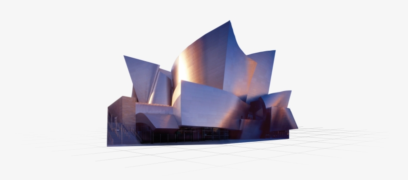 Walt Disney Concert Hall - Brutalist Architecture, transparent png download