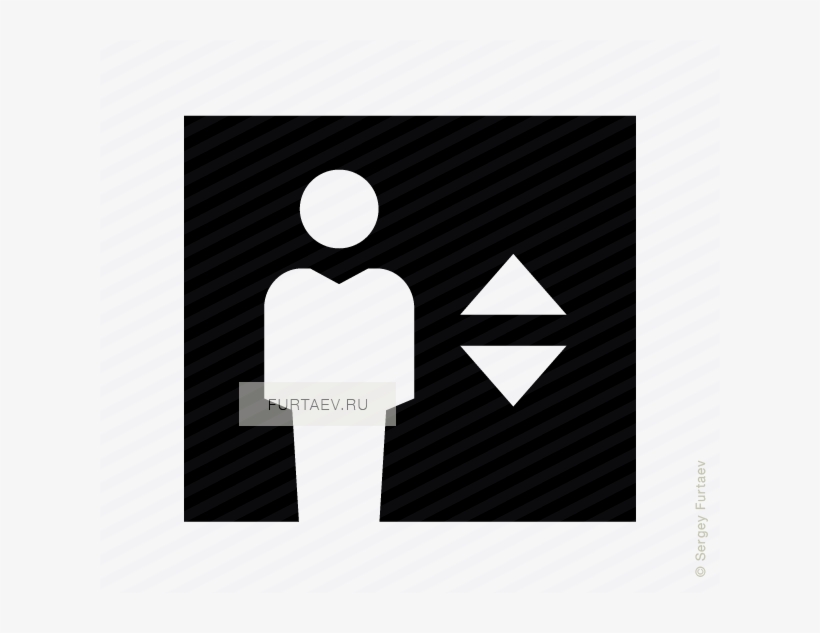 Vector Icon Of Man In Elevator - Dont Use Elevators Vector Png, transparent png download