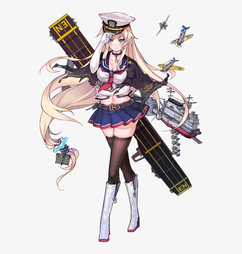 Enterprise - Kancolle Enterprise Cv 6, transparent png download