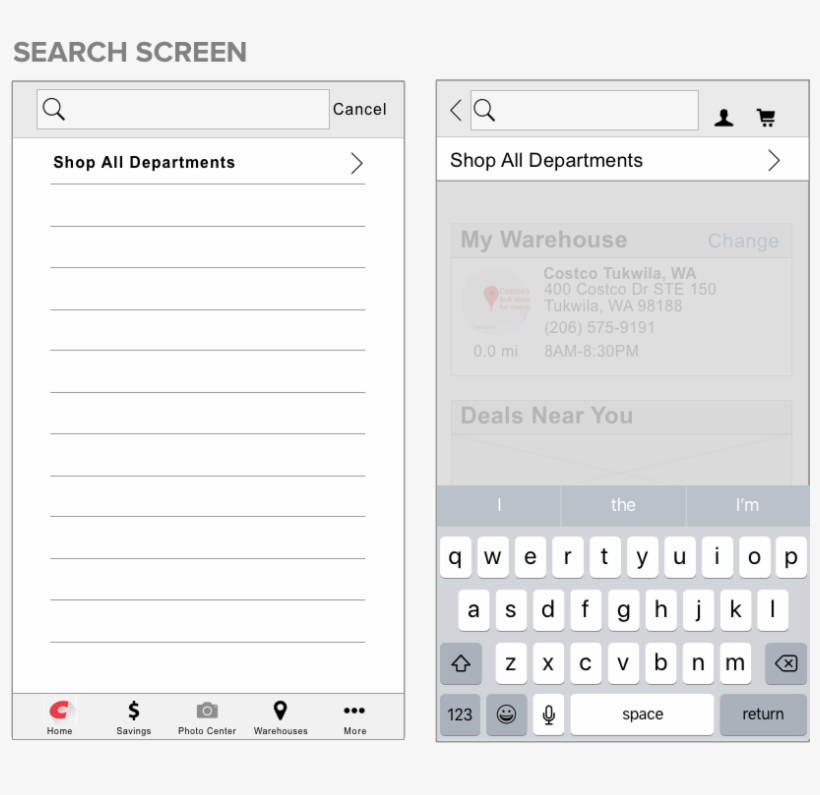 Wireframes By Michael Guerzon - Ios 12 Password Autofill, transparent png download