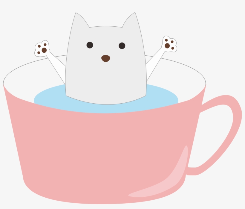 Bathing Teacup Dog - Dog, transparent png download