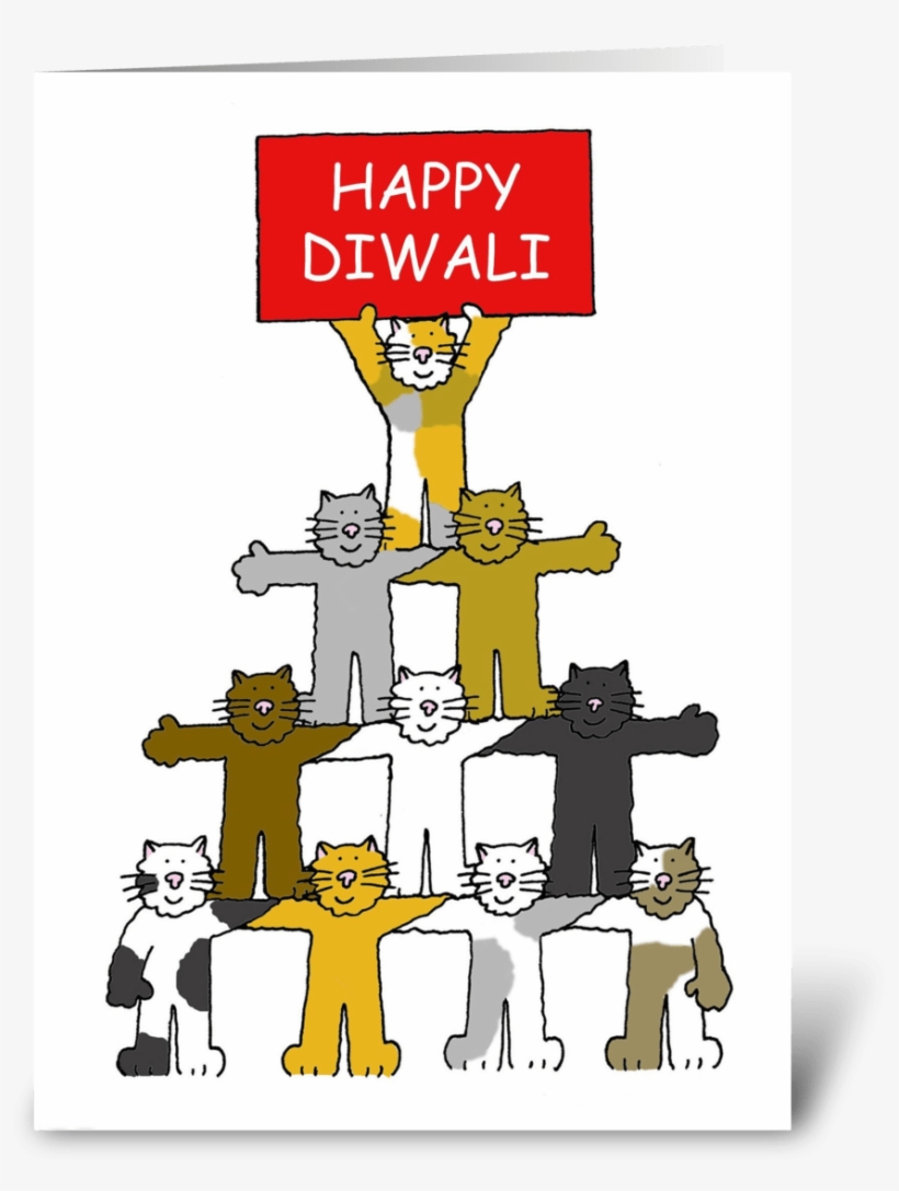 Happy Diwali Kittens Greeting Card - Wishing You A Speedy Recovery Ftom Hip Surgery, transparent png download