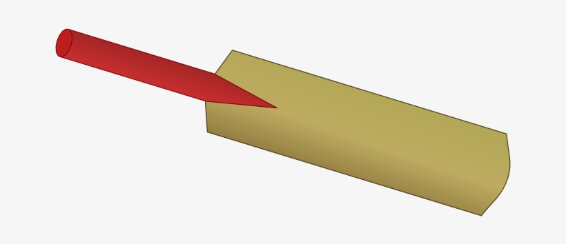 Cricket Bat Logo - Clip Art Cricket Bat, transparent png download