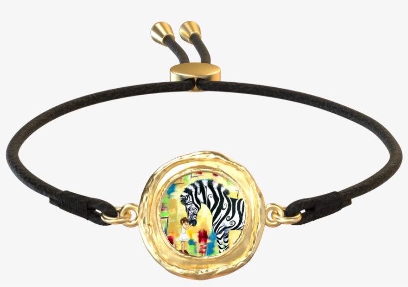 Courage Fox Coin Charm Gold Bracelet - Bracelet, transparent png download