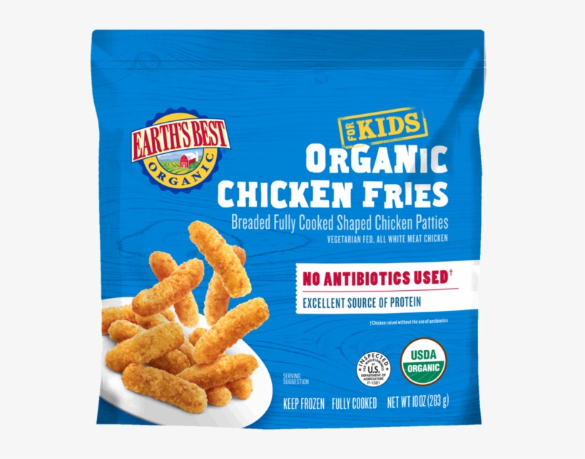 Organic Chicken Fries - Earth's Best Chicken Fries, transparent png download