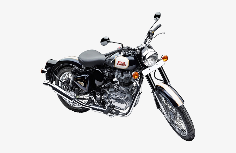Classic - Royal Enfield Classic 500 Black, transparent png download