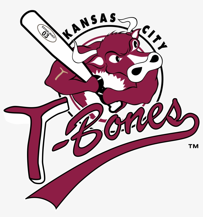 Kansas City T Bones Logo Png Transparent - Kansas City T Bones Logo, transparent png download