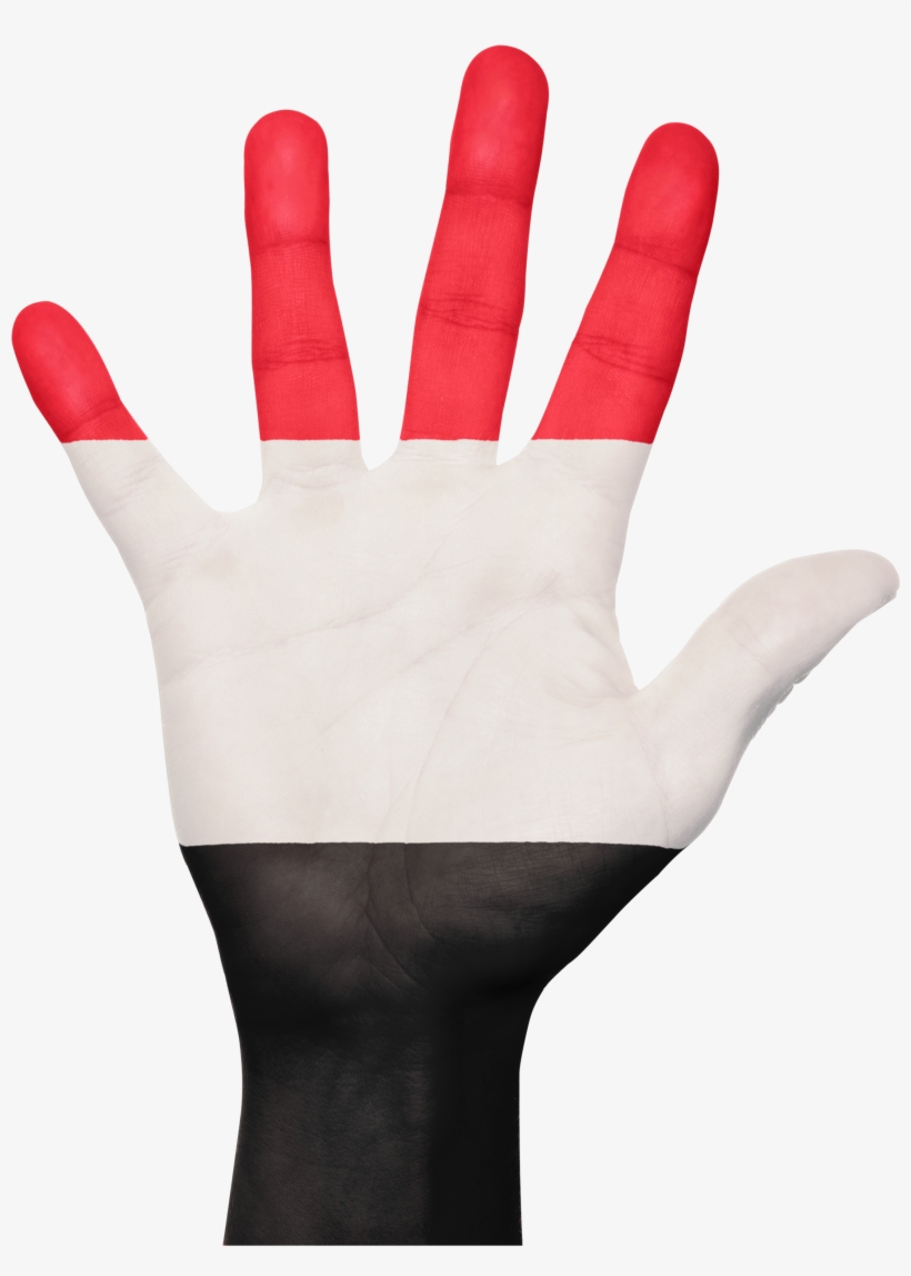 Yemen Flag Hand Country Symbol 649026 - Afghanistan Flag Hd, transparent png download