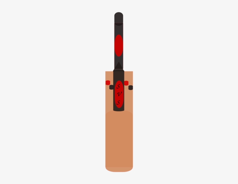 Cricket Bats Batting - Clipart Cricket Bat, transparent png download