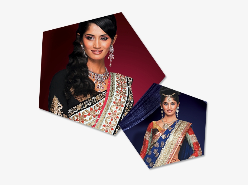 Saree-draping - Draped Garment, transparent png download