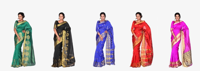 Silk Cotton Sarees Png, transparent png download