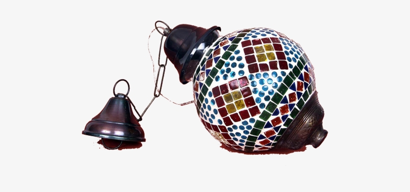 Round Handcrafted Ceiling Lamp - Art, transparent png download