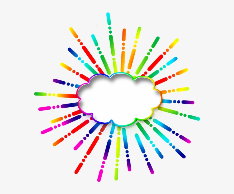 Icon, Star, Cloud, Balloon, Colorful, Rays, Radiate - Shining Heart Design Png, transparent png download