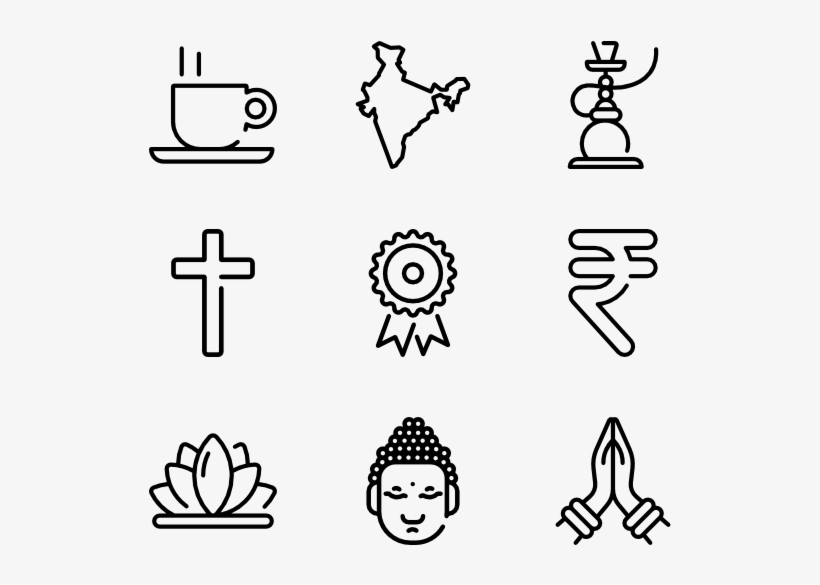India Transparent Symbol Jpg Royalty Free Library - India Icons, transparent png download