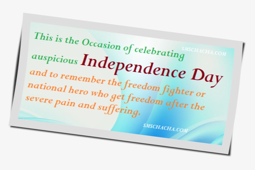 Independence Day Advance Sms - Recovery In A Day Of Failure, transparent png download