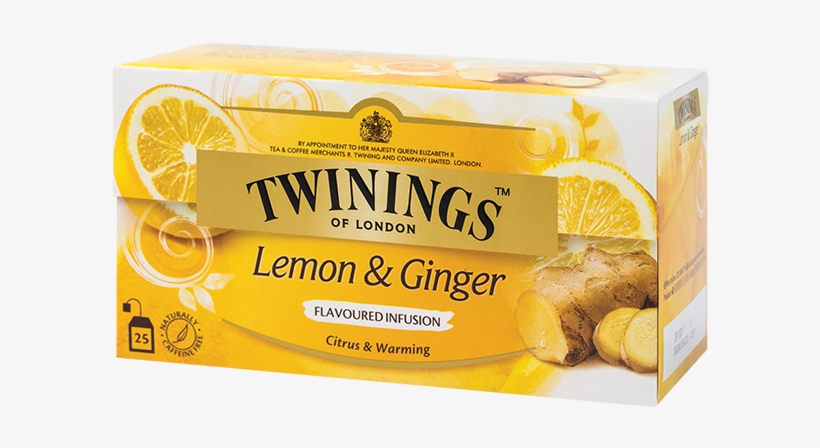 Lemon And Ginger Infusion - Twinings Lemon & Ginger, transparent png download