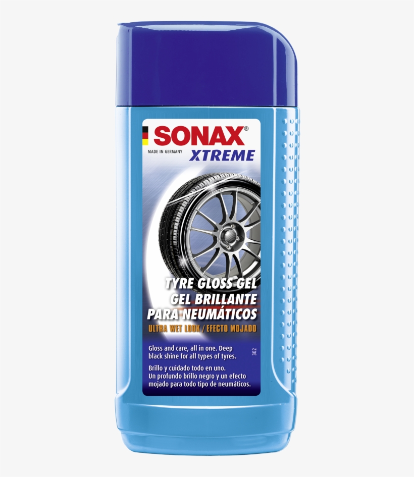 Sonax Xtreme Tire Gloss Gel - Sonax 235100 Xtreme Tyre Gloss Gel, 250 Ml, transparent png download
