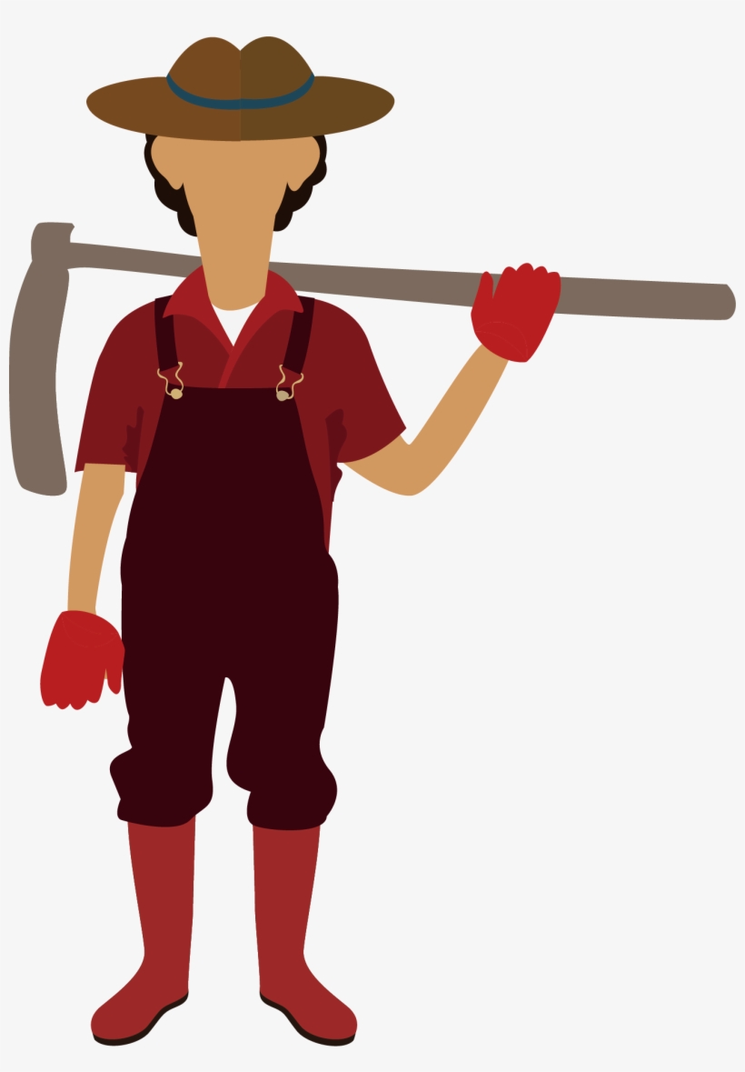Farmer Agriculture - Farmer Vector Png, transparent png download
