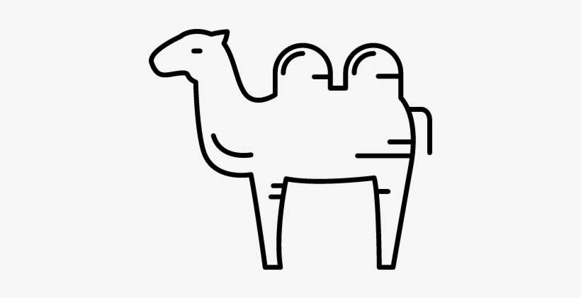 Camel Facing Left Vector - Shapes Ramadhan Png, transparent png download